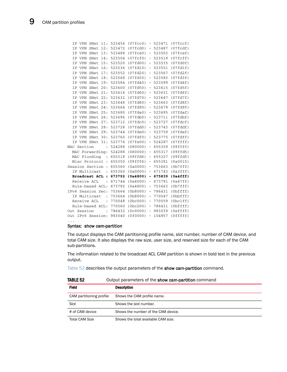 Brocade Multi-Service IronWare Administration Guide (Supporting R05.6.00) User Manual | Page 332 / 432