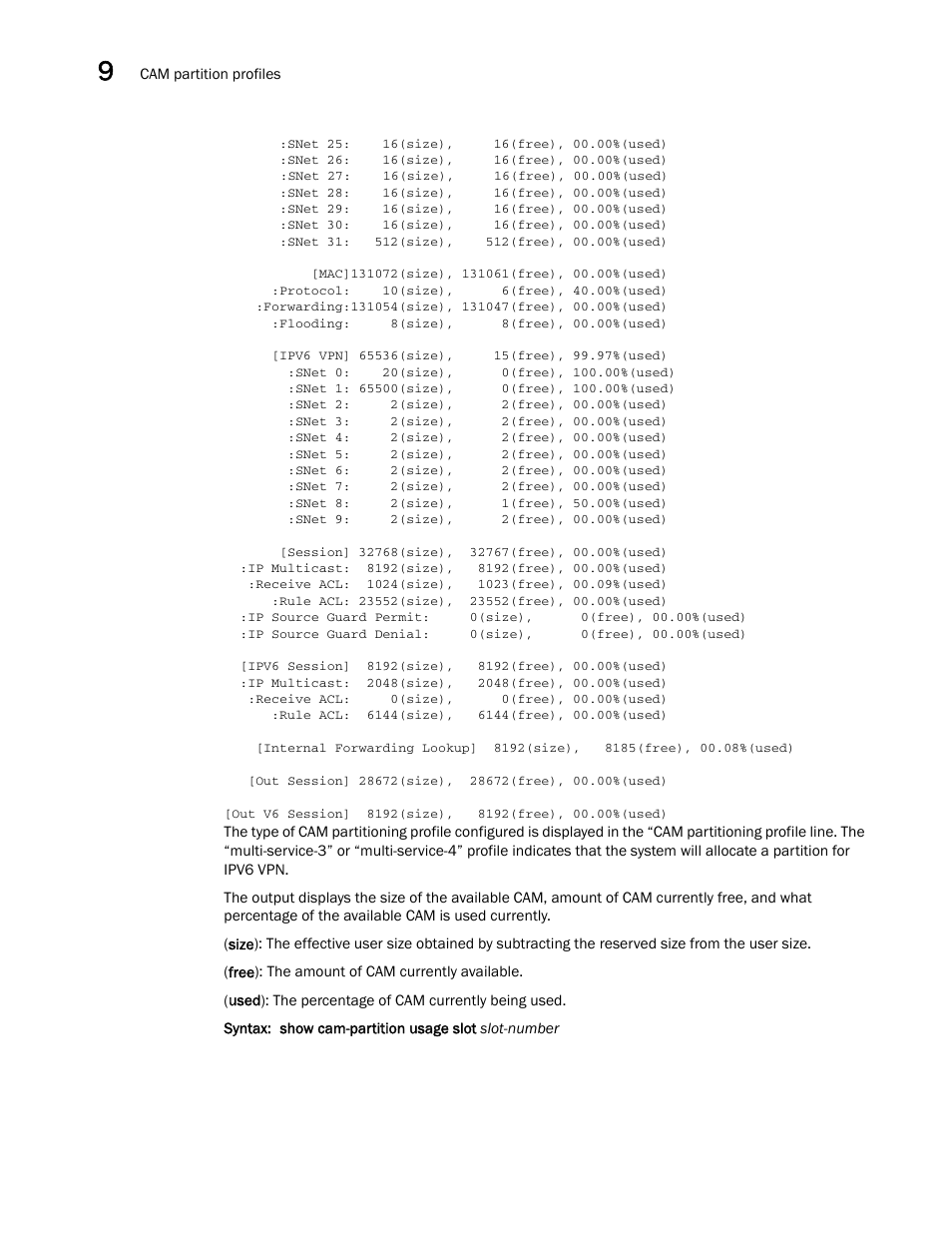 Brocade Multi-Service IronWare Administration Guide (Supporting R05.6.00) User Manual | Page 336 / 432