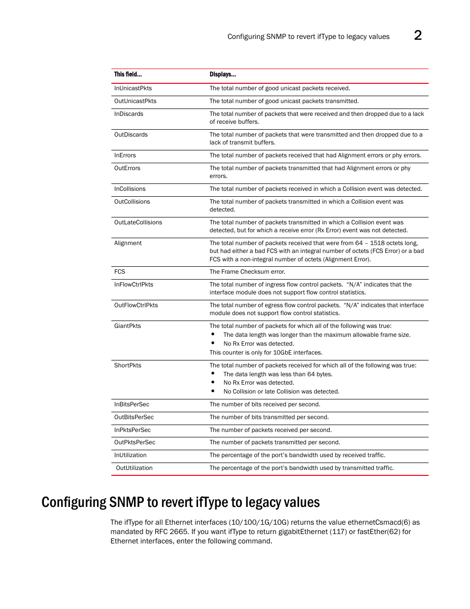Configuring snmp to revert iftype to legacy values | Brocade Multi-Service IronWare Administration Guide (Supporting R05.6.00) User Manual | Page 97 / 432