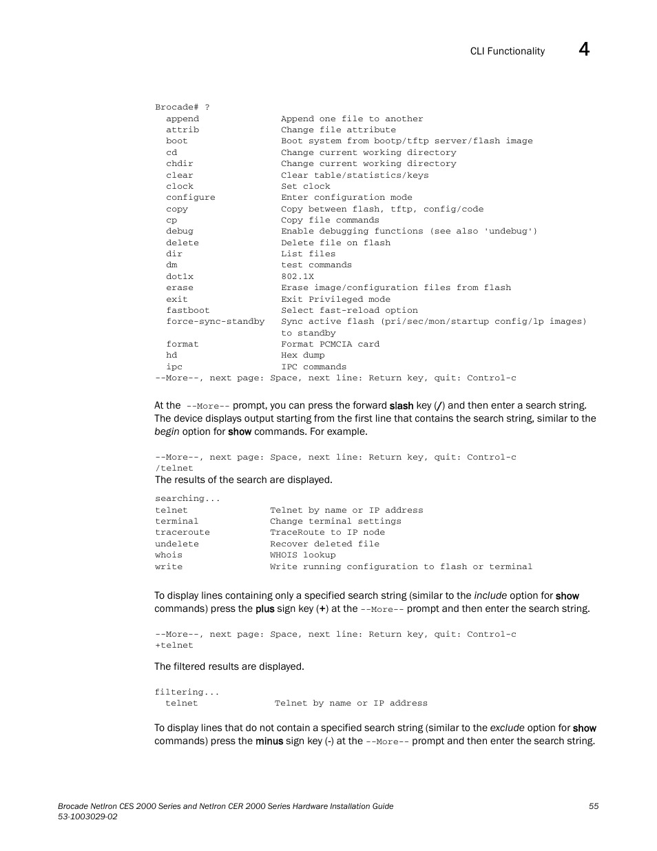 Brocade NetIron CER 2000 Series Hardware Guide (Supporting R05.6.00) User Manual | Page 65 / 110