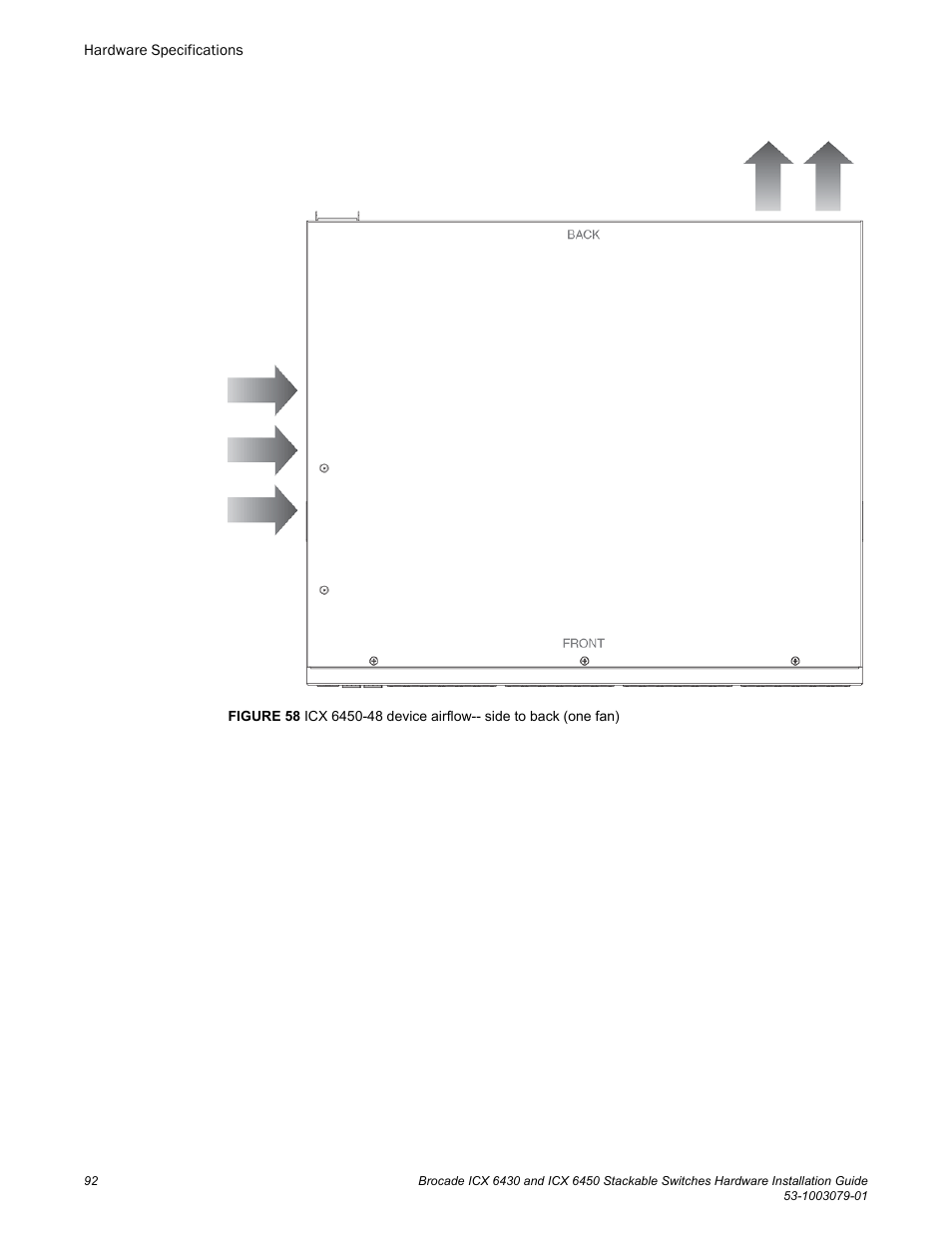 Brocade ICX 6450 Stackable Switches Hardware Installation Guide User Manual | Page 94 / 116