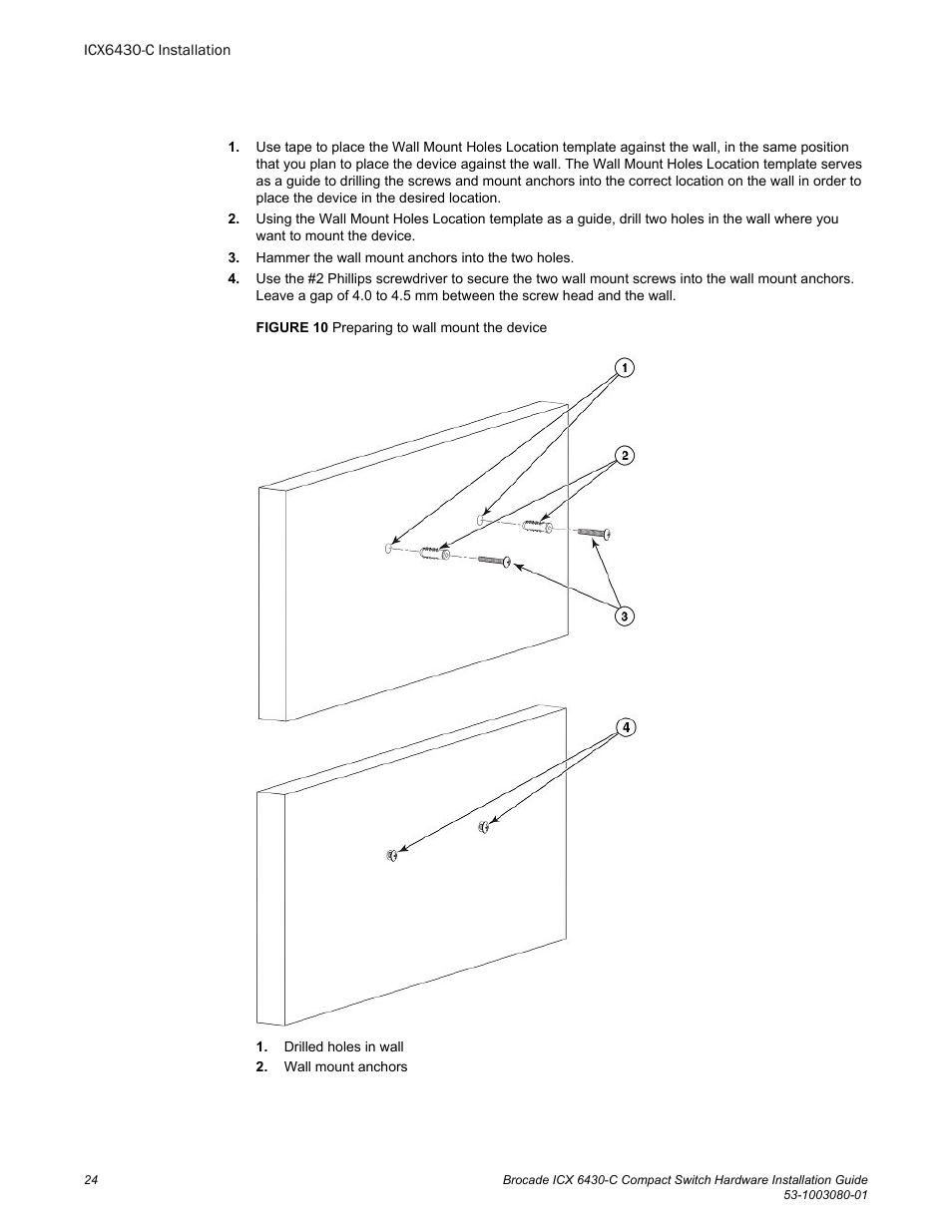 Brocade ICX 6430-C Compact Switch Hardware Installation Guide User Manual | Page 26 / 64