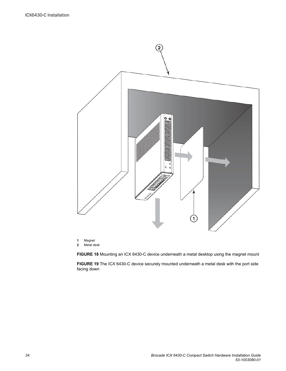 Brocade ICX 6430-C Compact Switch Hardware Installation Guide User Manual | Page 36 / 64
