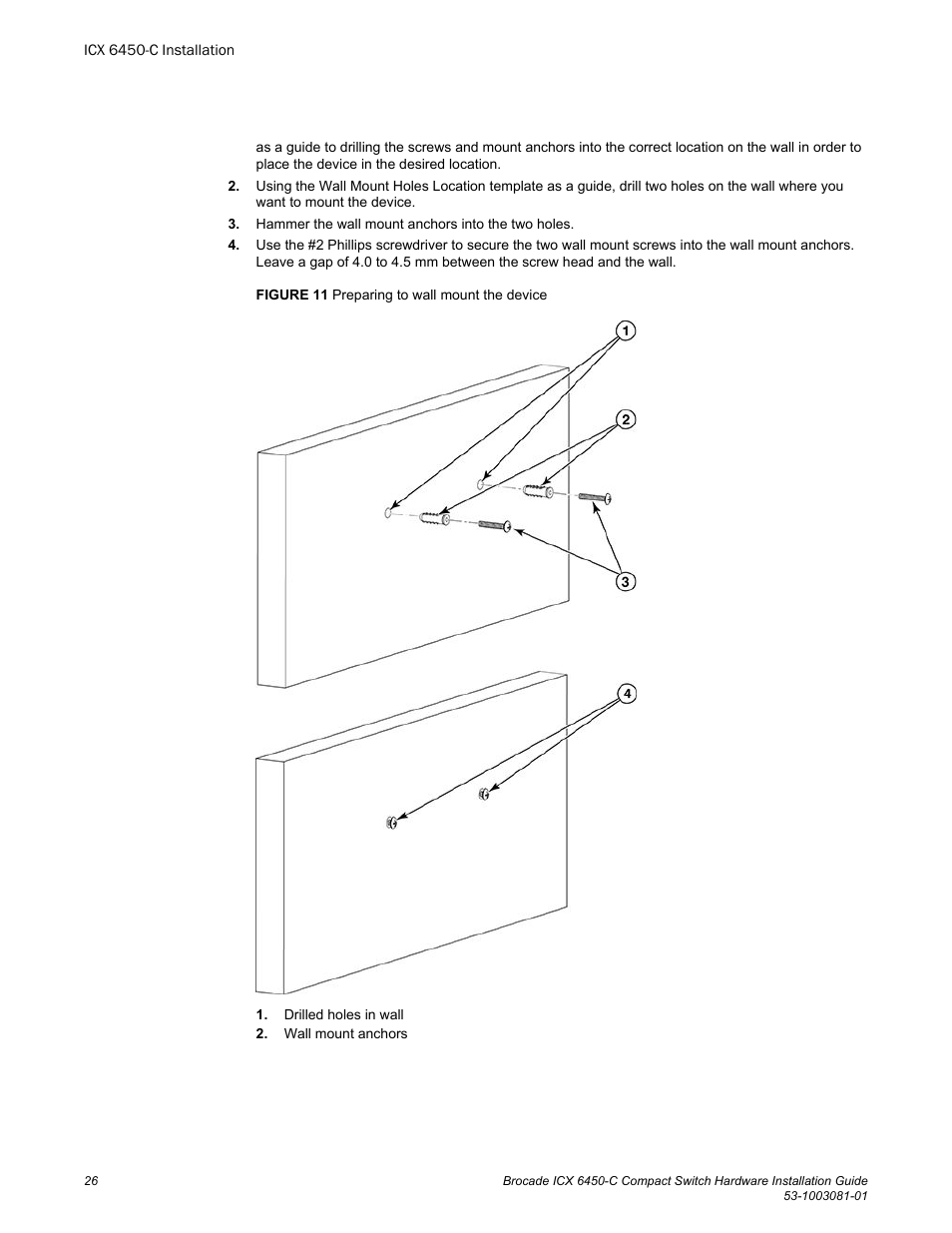 Brocade ICX 6450-C Compact Switch Hardware Installation Guide User Manual | Page 28 / 64