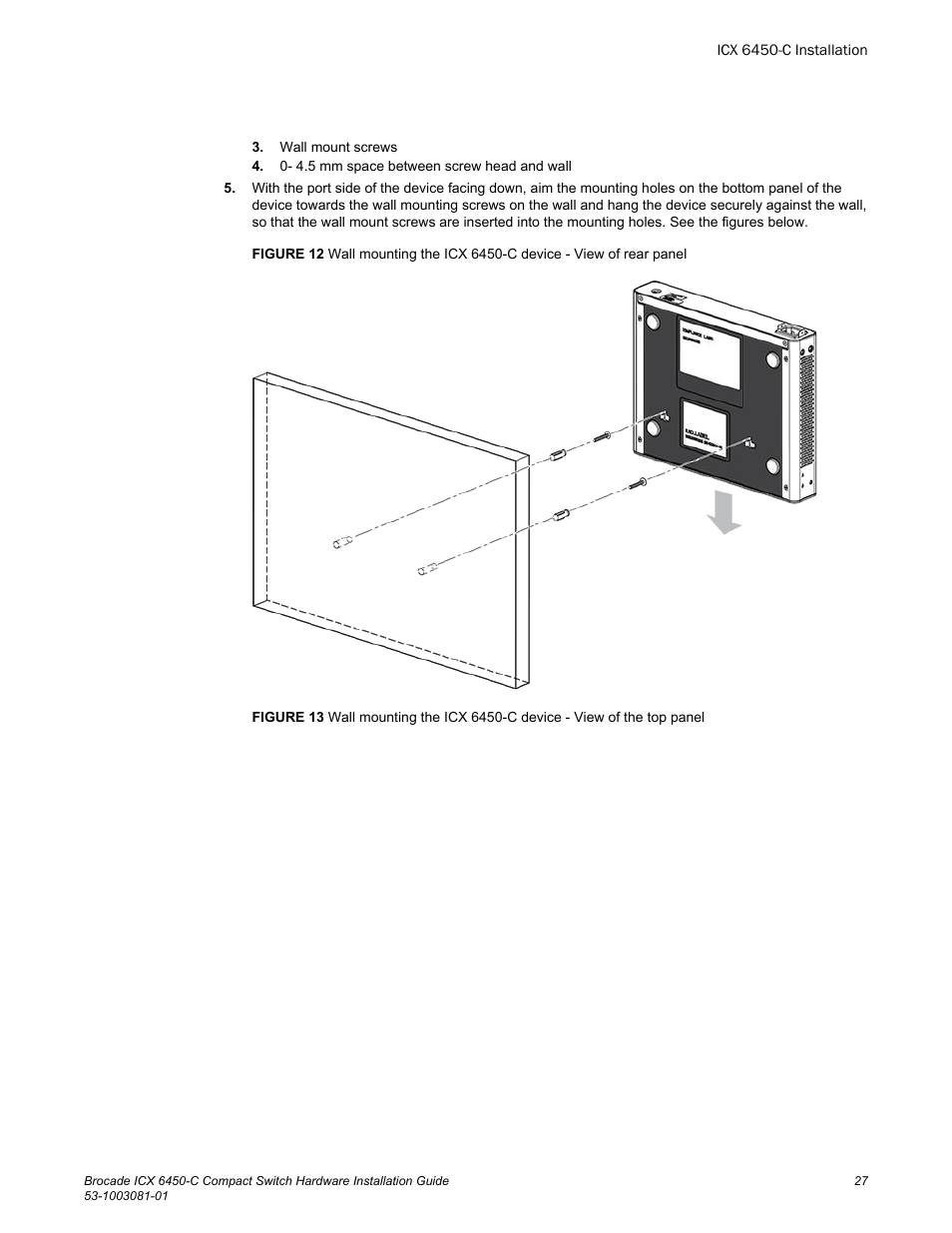 Brocade ICX 6450-C Compact Switch Hardware Installation Guide User Manual | Page 29 / 64