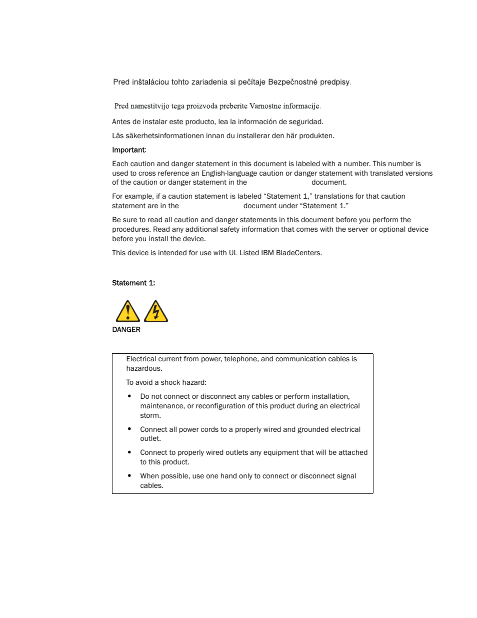 Brocade FCoE Switch Module for IBM BladeCenter Installation and User’s Guide User Manual | Page 10 / 76