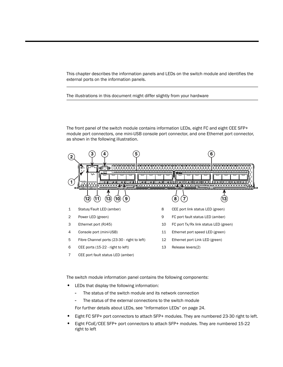 Information panel | Brocade FCoE Switch Module for IBM BladeCenter Installation and User’s Guide User Manual | Page 37 / 76