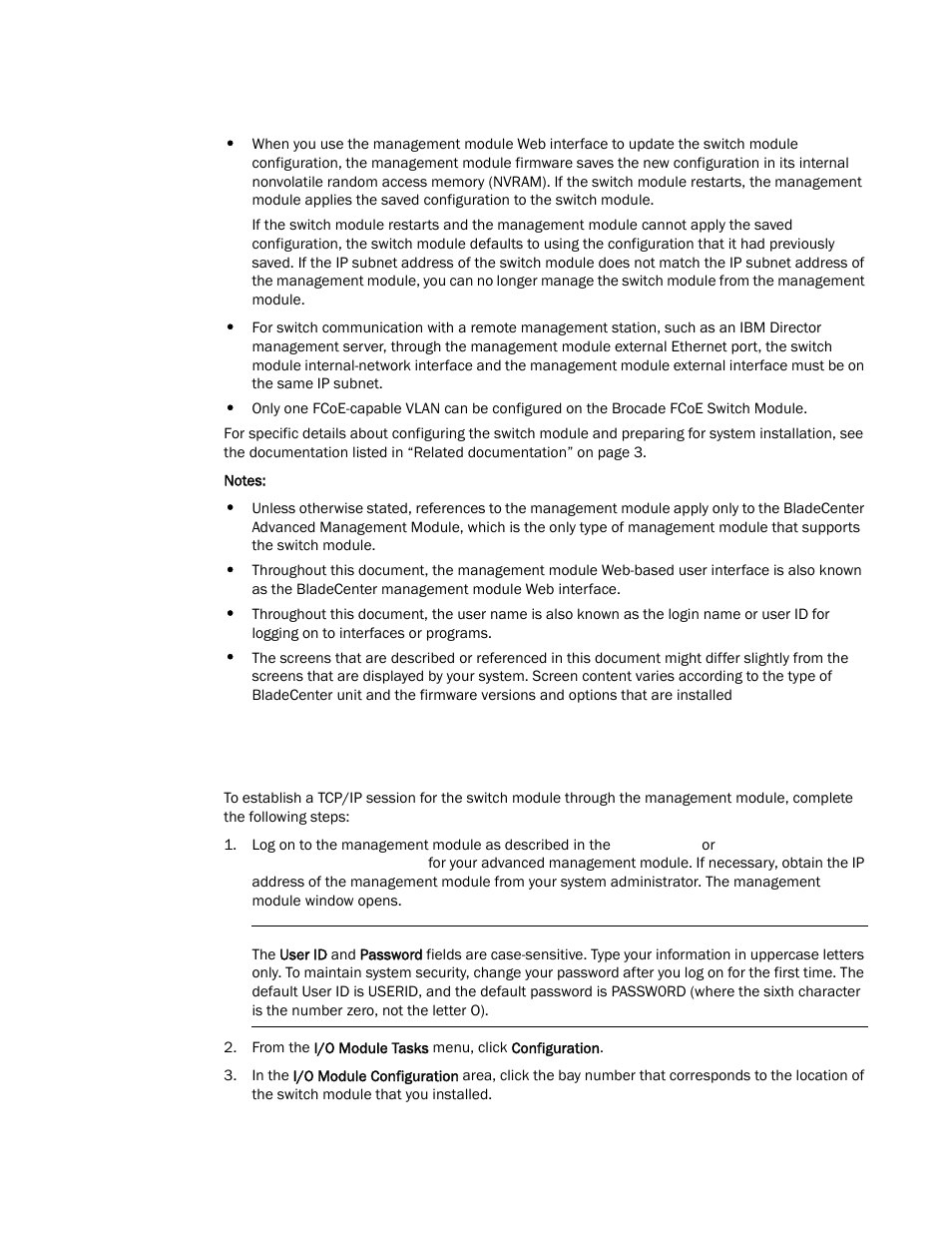 Brocade FCoE Switch Module for IBM BladeCenter Installation and User’s Guide User Manual | Page 42 / 76