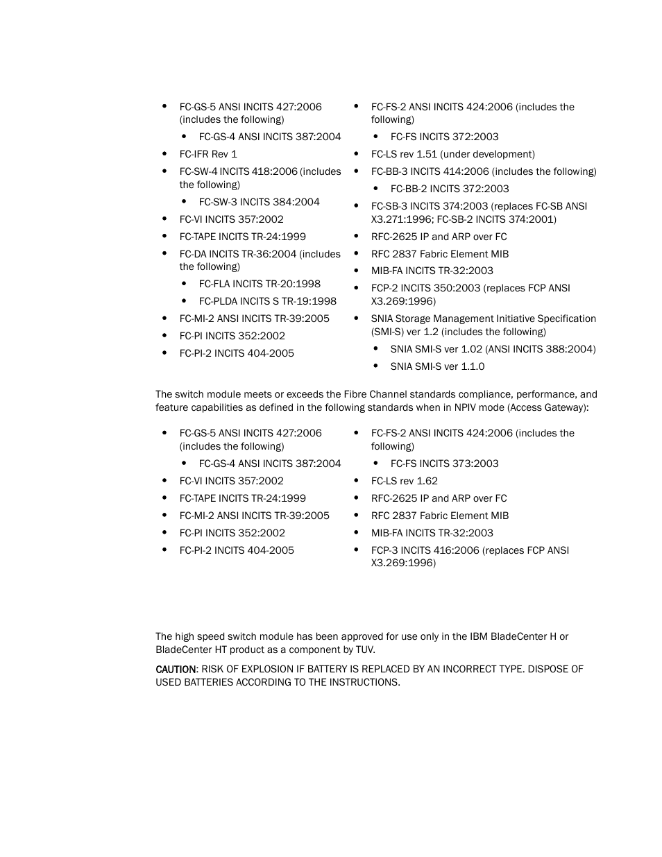 Regulatory compliance | Brocade FCoE Switch Module for IBM BladeCenter Installation and User’s Guide User Manual | Page 69 / 76