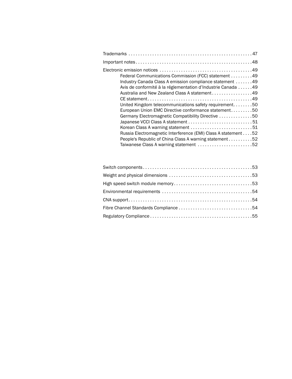 Brocade FCoE Switch Module for IBM BladeCenter Installation and User’s Guide User Manual | Page 7 / 76