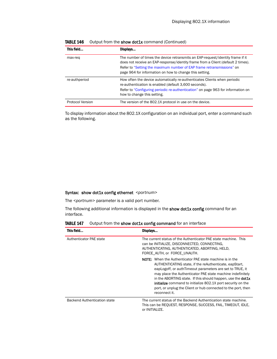 Brocade TurboIron 24X Series Configuration Guide User Manual | Page 1005 / 1116
