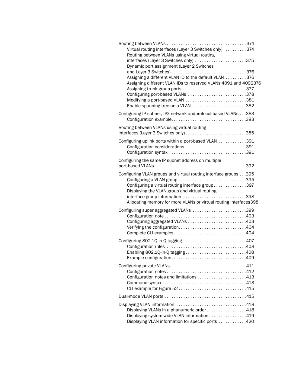 Brocade TurboIron 24X Series Configuration Guide User Manual | Page 14 / 1116