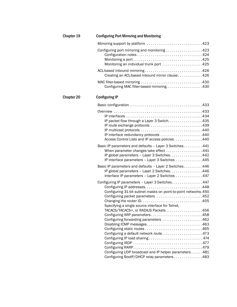 Brocade TurboIron 24X Series Configuration Guide User Manual | Page 15 / 1116