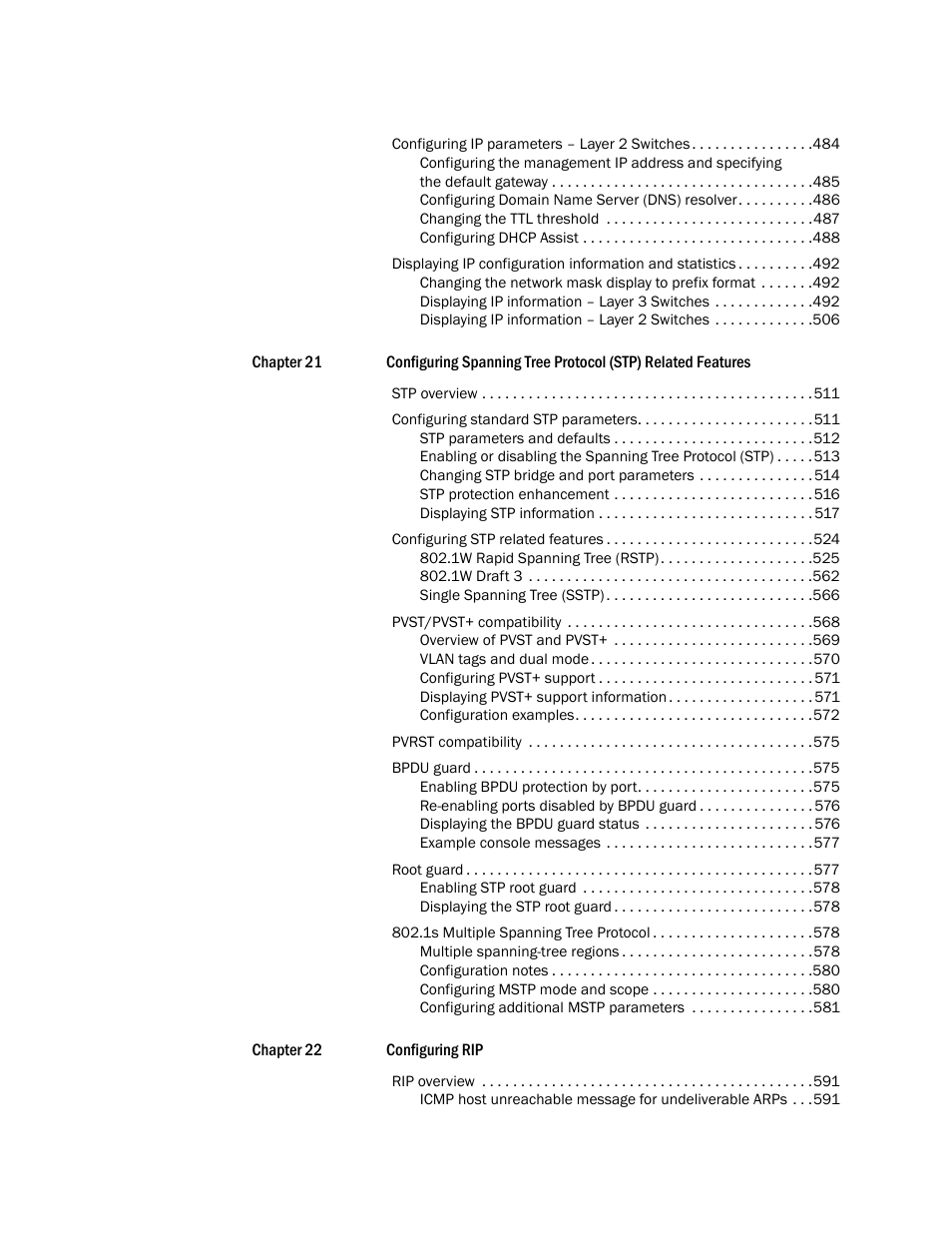 Brocade TurboIron 24X Series Configuration Guide User Manual | Page 16 / 1116