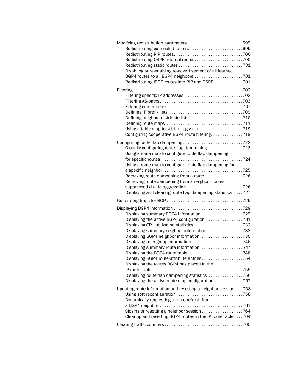 Brocade TurboIron 24X Series Configuration Guide User Manual | Page 20 / 1116