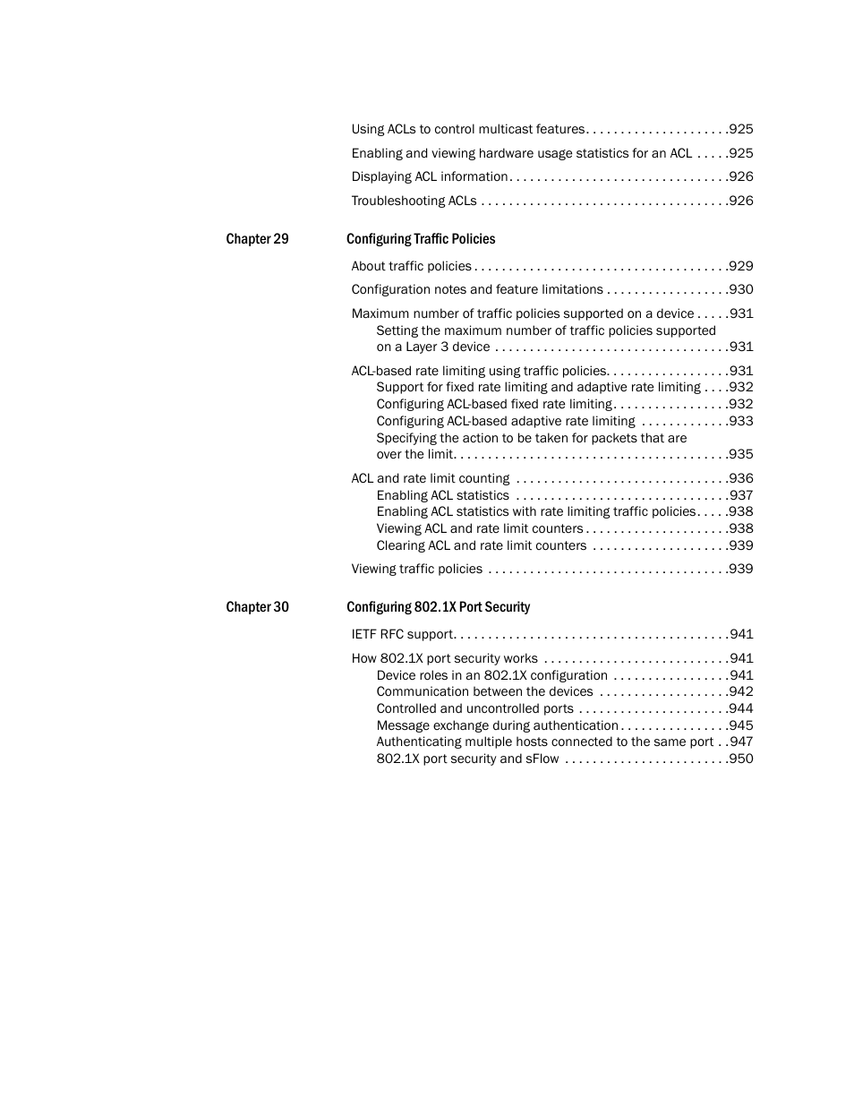 Brocade TurboIron 24X Series Configuration Guide User Manual | Page 25 / 1116