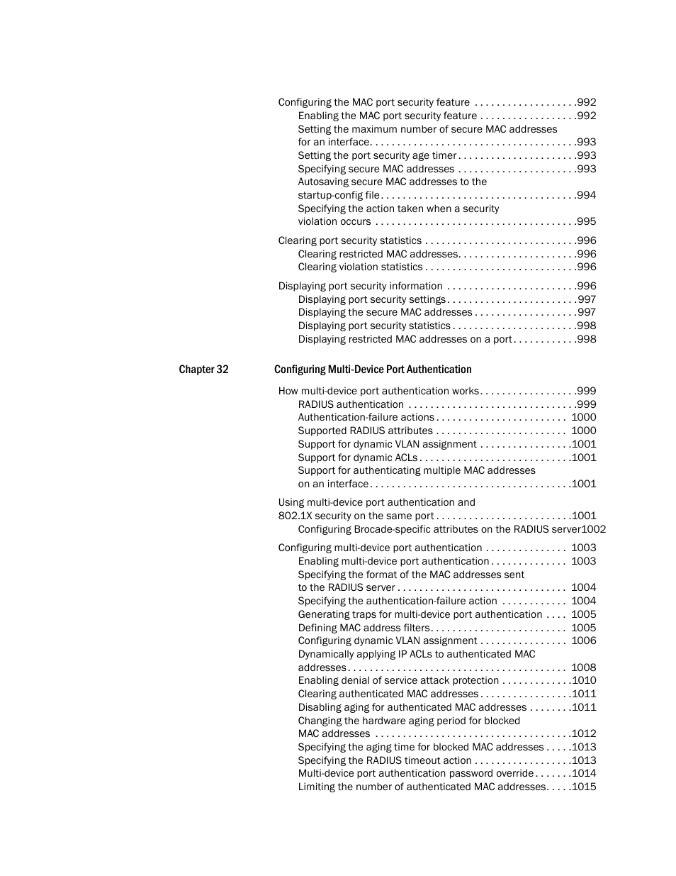Brocade TurboIron 24X Series Configuration Guide User Manual | Page 27 / 1116