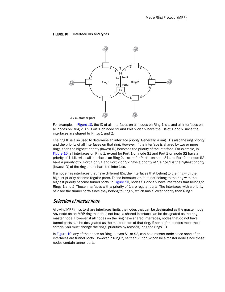 Selection of master node, Figure 10 | Brocade TurboIron 24X Series Configuration Guide User Manual | Page 315 / 1116