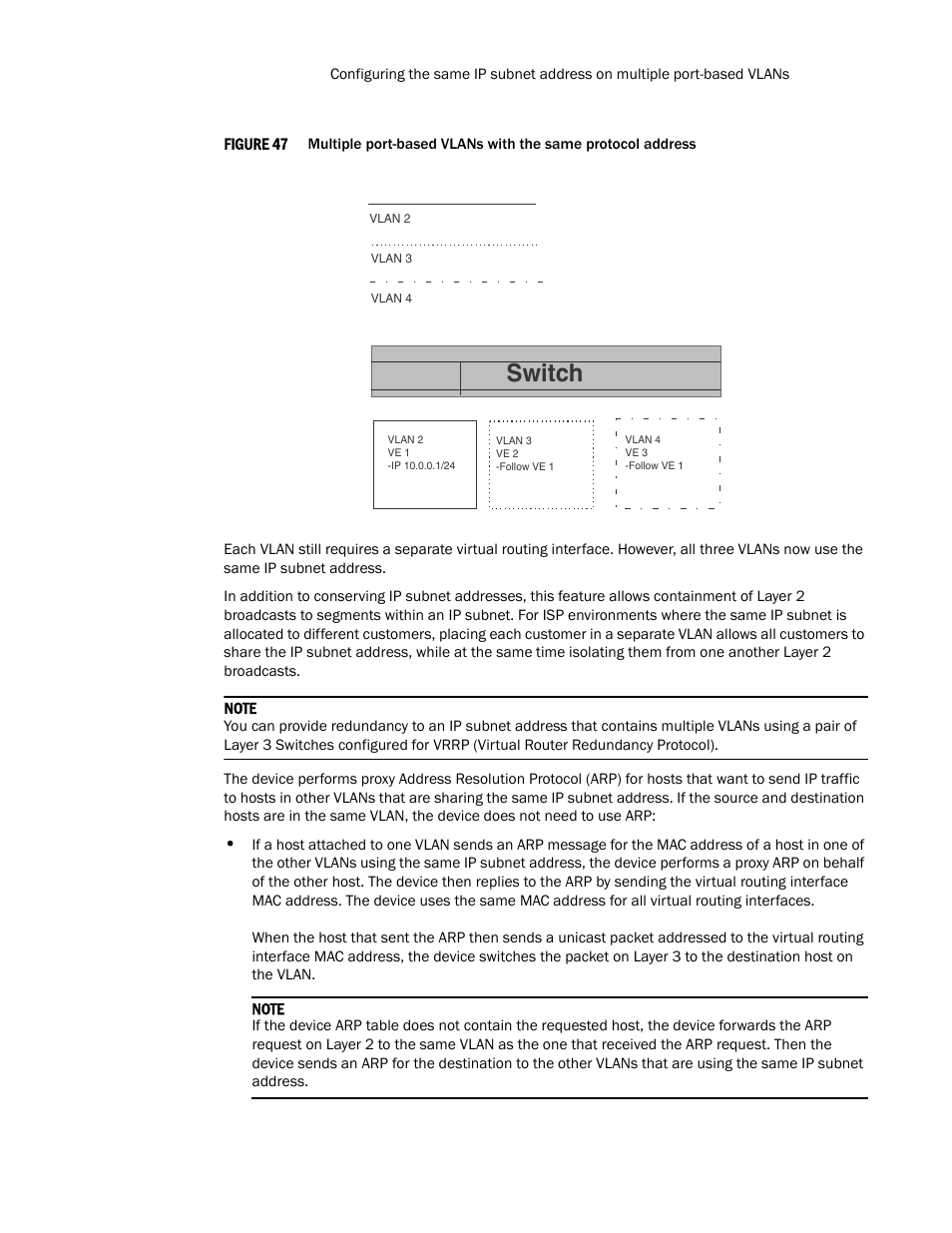 Figure 47, Switch | Brocade TurboIron 24X Series Configuration Guide User Manual | Page 427 / 1116