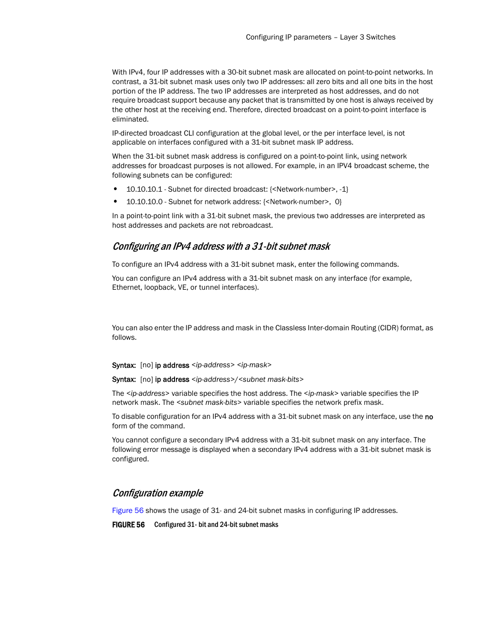 Configuration example | Brocade TurboIron 24X Series Configuration Guide User Manual | Page 485 / 1116