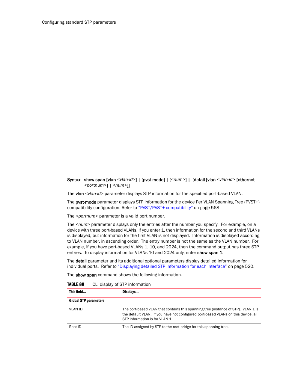 Brocade TurboIron 24X Series Configuration Guide User Manual | Page 552 / 1116