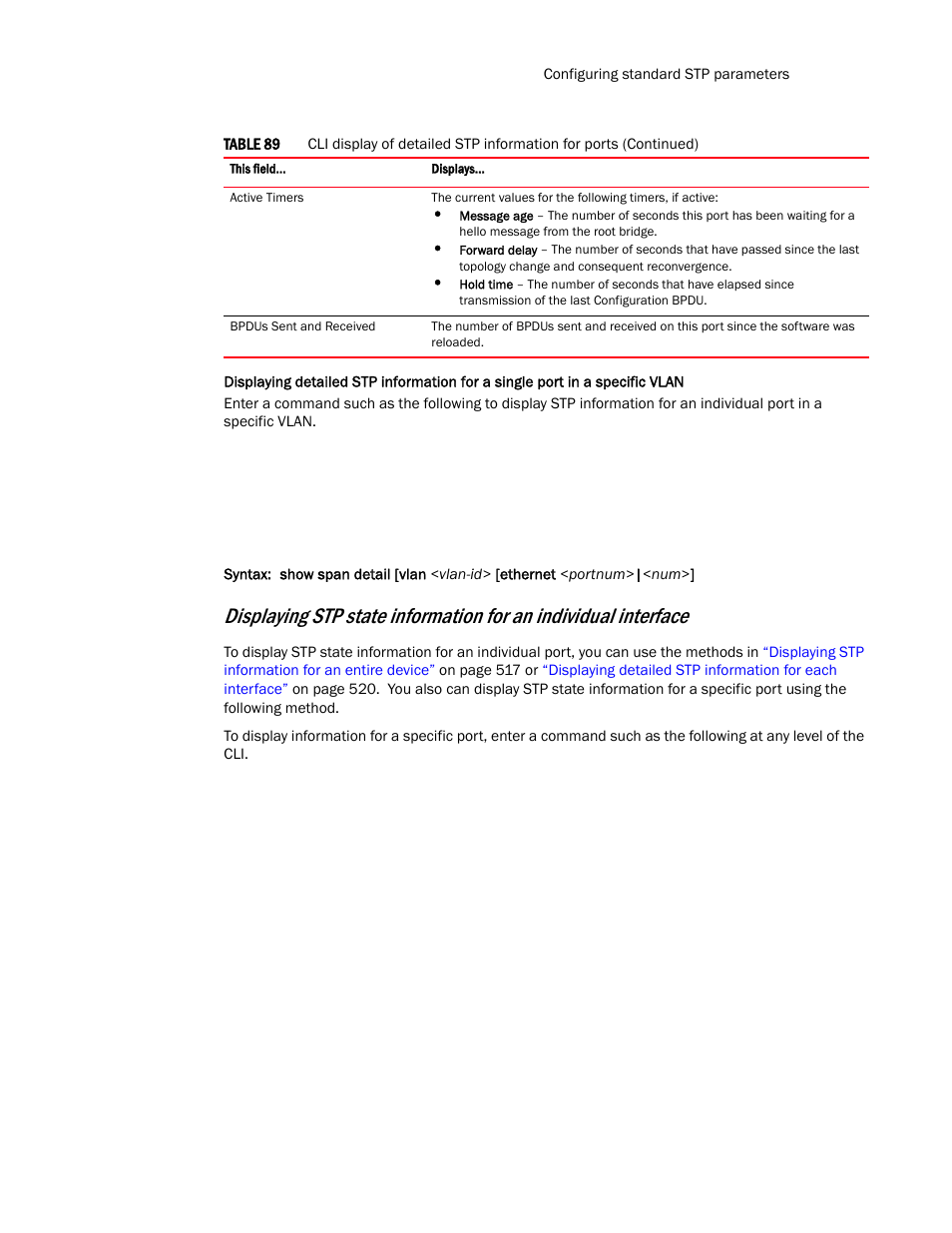 Brocade TurboIron 24X Series Configuration Guide User Manual | Page 557 / 1116