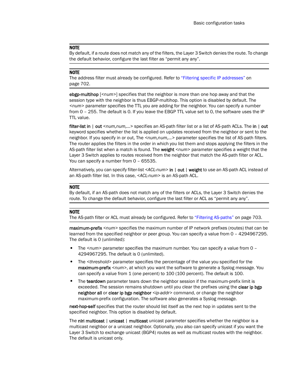 Brocade TurboIron 24X Series Configuration Guide User Manual | Page 707 / 1116