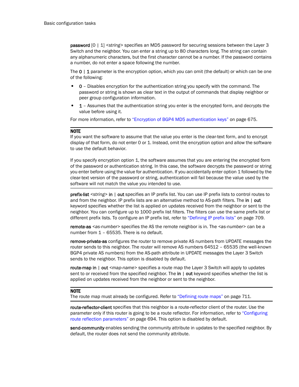 Brocade TurboIron 24X Series Configuration Guide User Manual | Page 708 / 1116