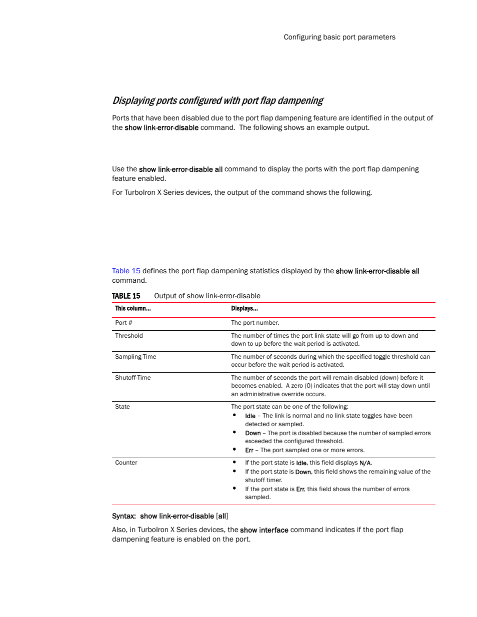 Brocade TurboIron 24X Series Configuration Guide User Manual | Page 75 / 1116