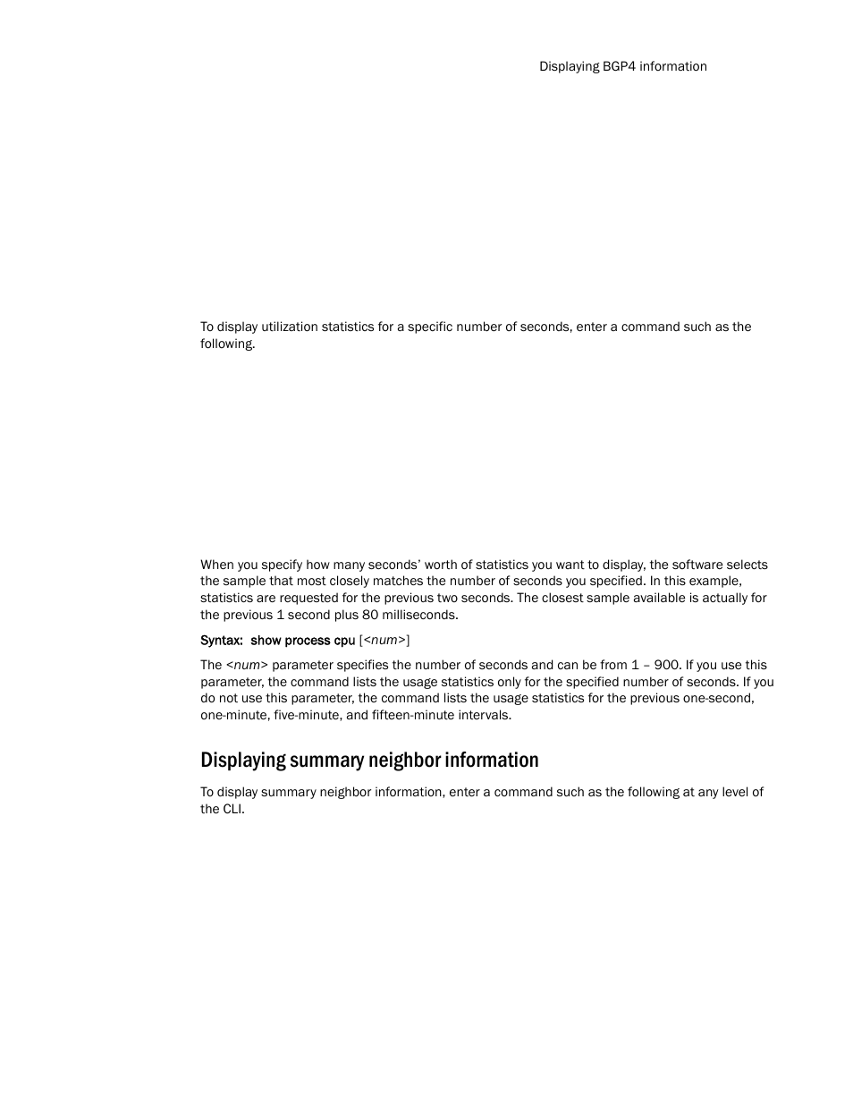 Displaying summary neighbor information | Brocade TurboIron 24X Series Configuration Guide User Manual | Page 767 / 1116
