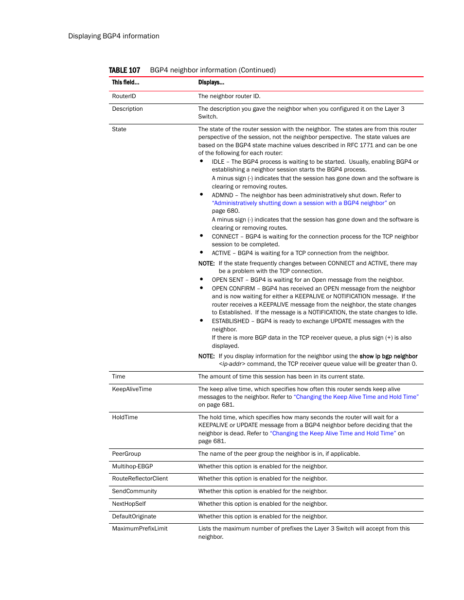 Brocade TurboIron 24X Series Configuration Guide User Manual | Page 772 / 1116