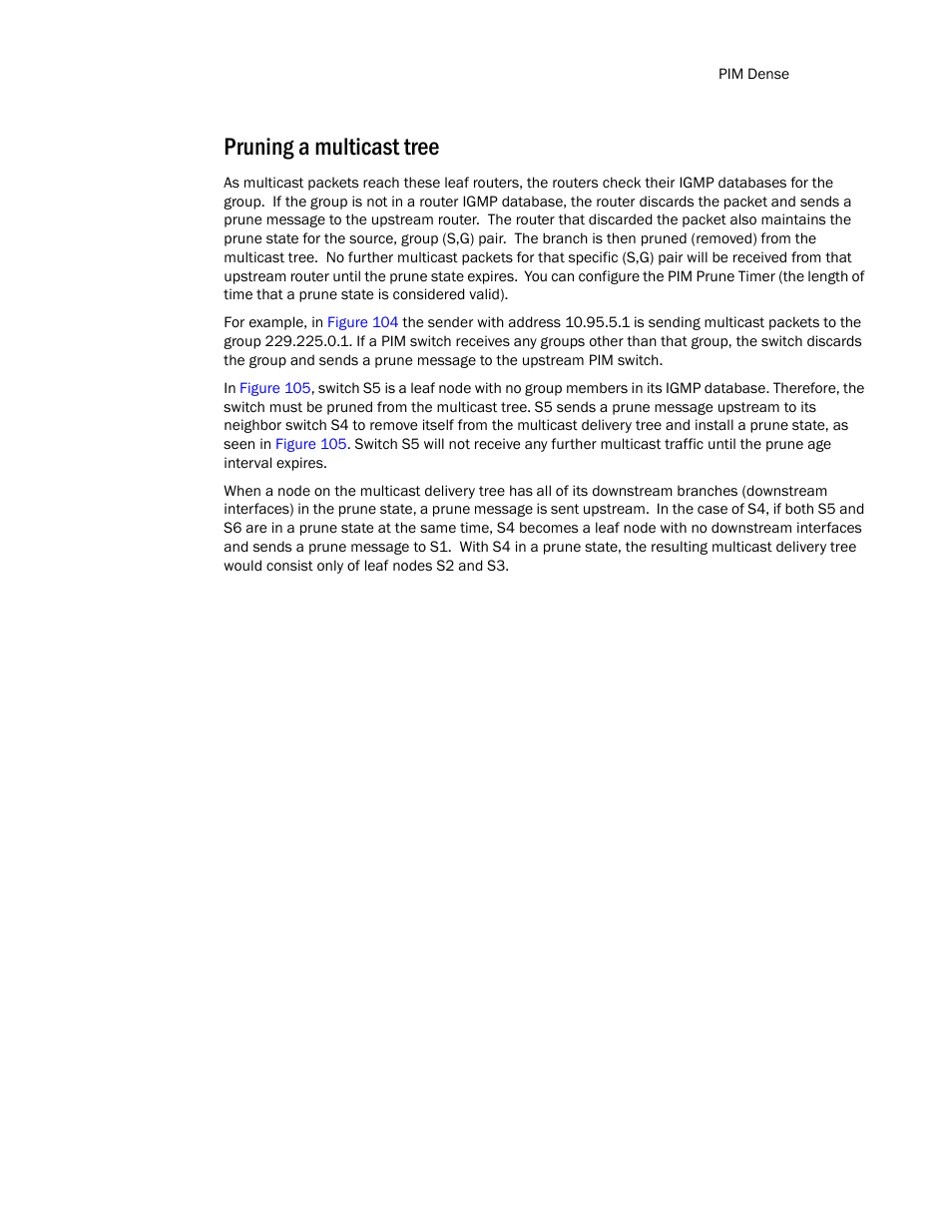 Pruning a multicast tree | Brocade TurboIron 24X Series Configuration Guide User Manual | Page 833 / 1116