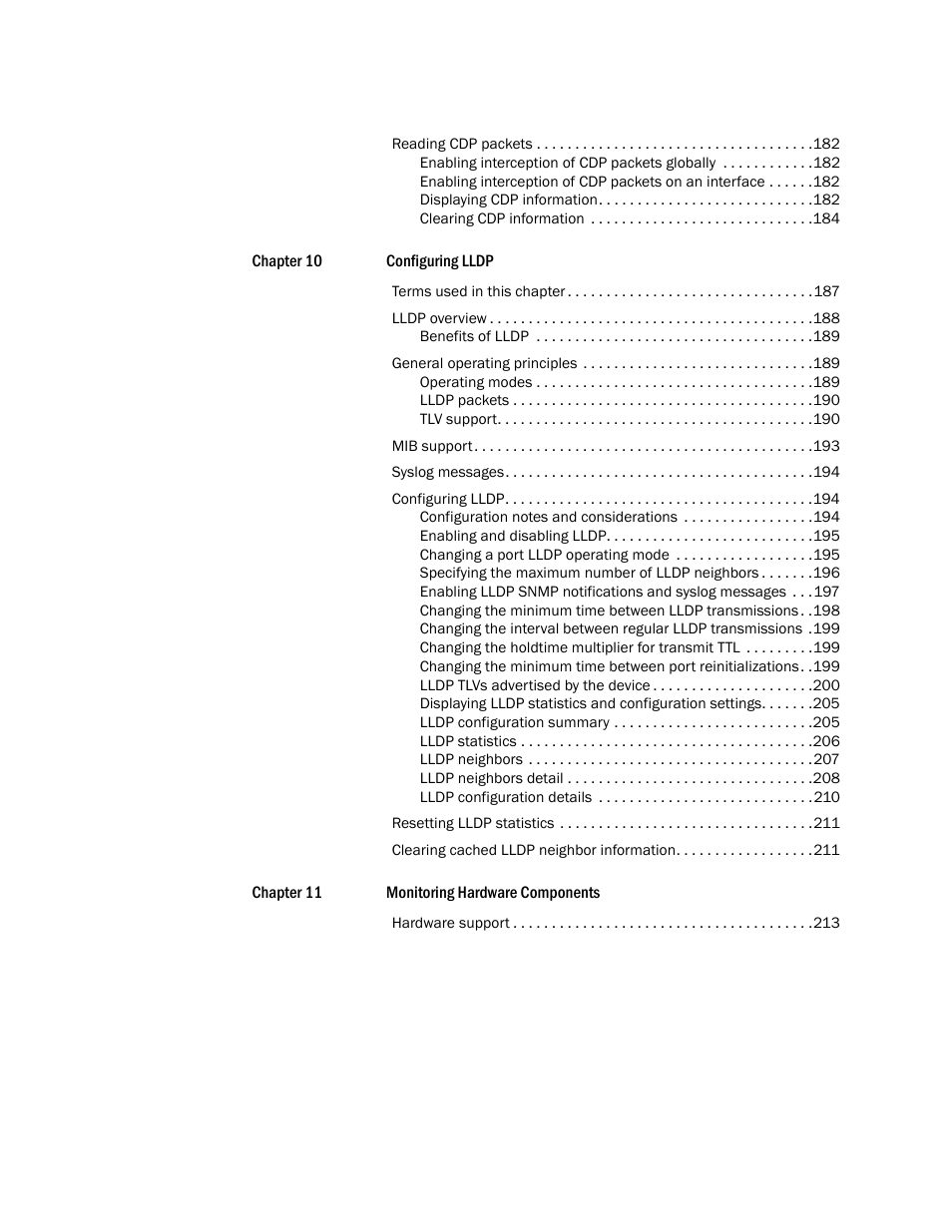 Brocade TurboIron 24X Series Configuration Guide User Manual | Page 9 / 1116