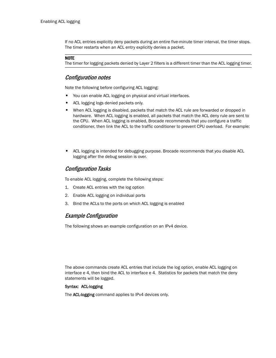 Configuration tasks, Example configuration | Brocade TurboIron 24X Series Configuration Guide User Manual | Page 952 / 1116