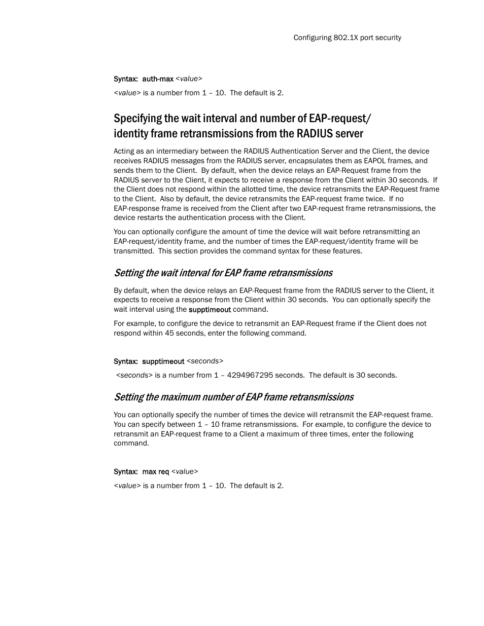 Brocade TurboIron 24X Series Configuration Guide User Manual | Page 999 / 1116