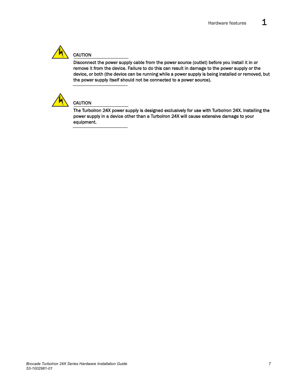 Brocade TurboIron 24X Series Hardware Installation Guide User Manual | Page 17 / 84