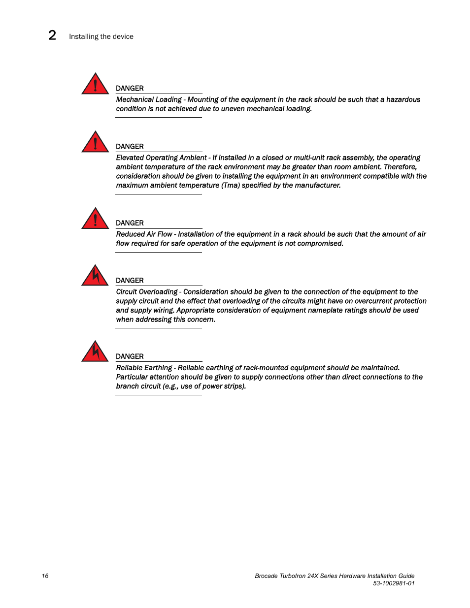 Brocade TurboIron 24X Series Hardware Installation Guide User Manual | Page 26 / 84