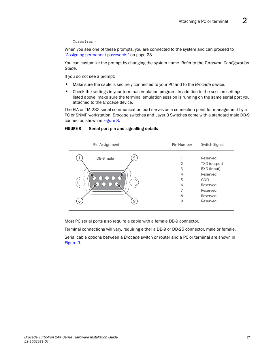 Brocade TurboIron 24X Series Hardware Installation Guide User Manual | Page 31 / 84