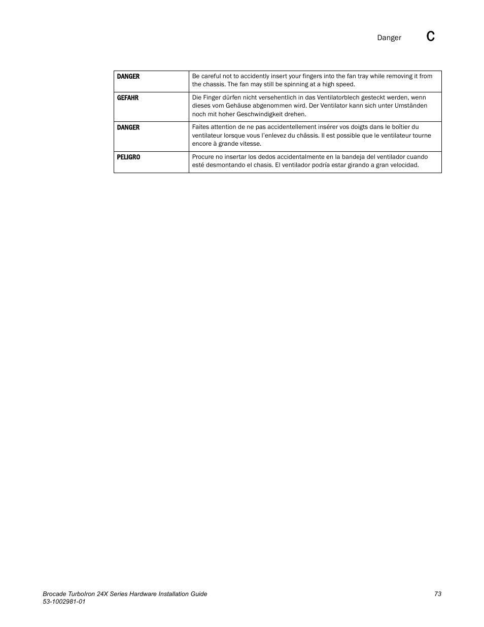 Brocade TurboIron 24X Series Hardware Installation Guide User Manual | Page 83 / 84