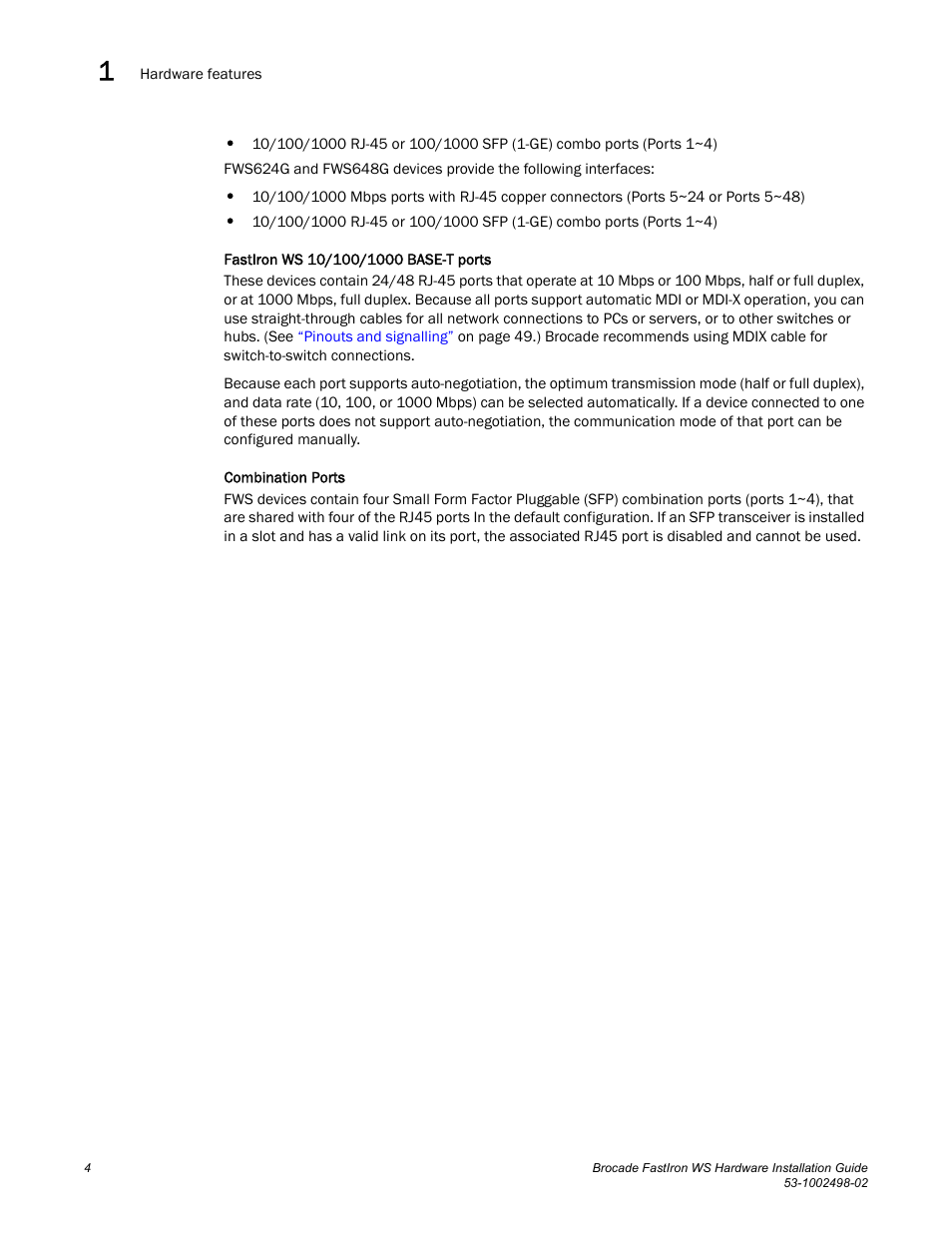 Brocade FastIron WS Hardware Installation Guide User Manual | Page 14 / 74