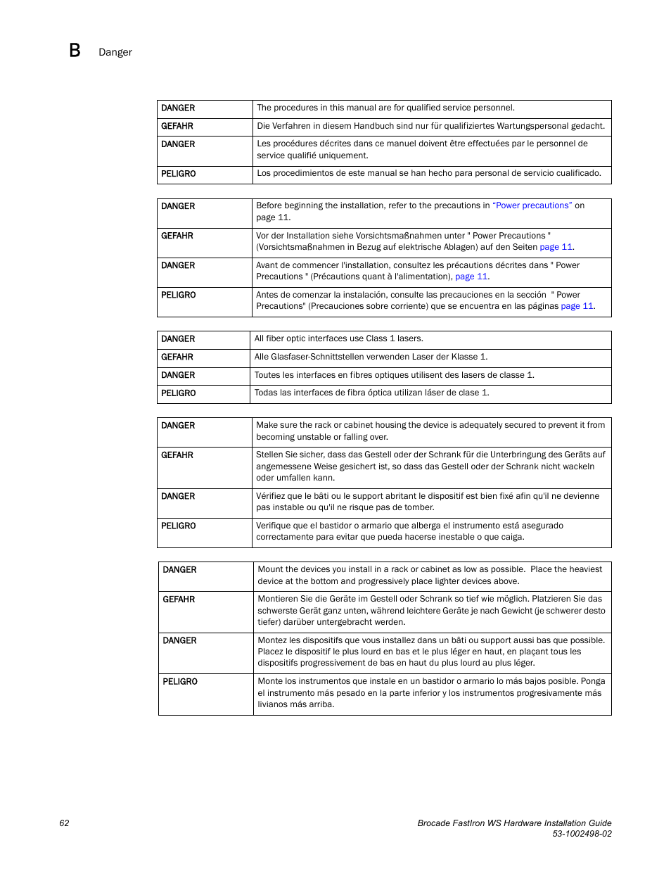 Brocade FastIron WS Hardware Installation Guide User Manual | Page 72 / 74