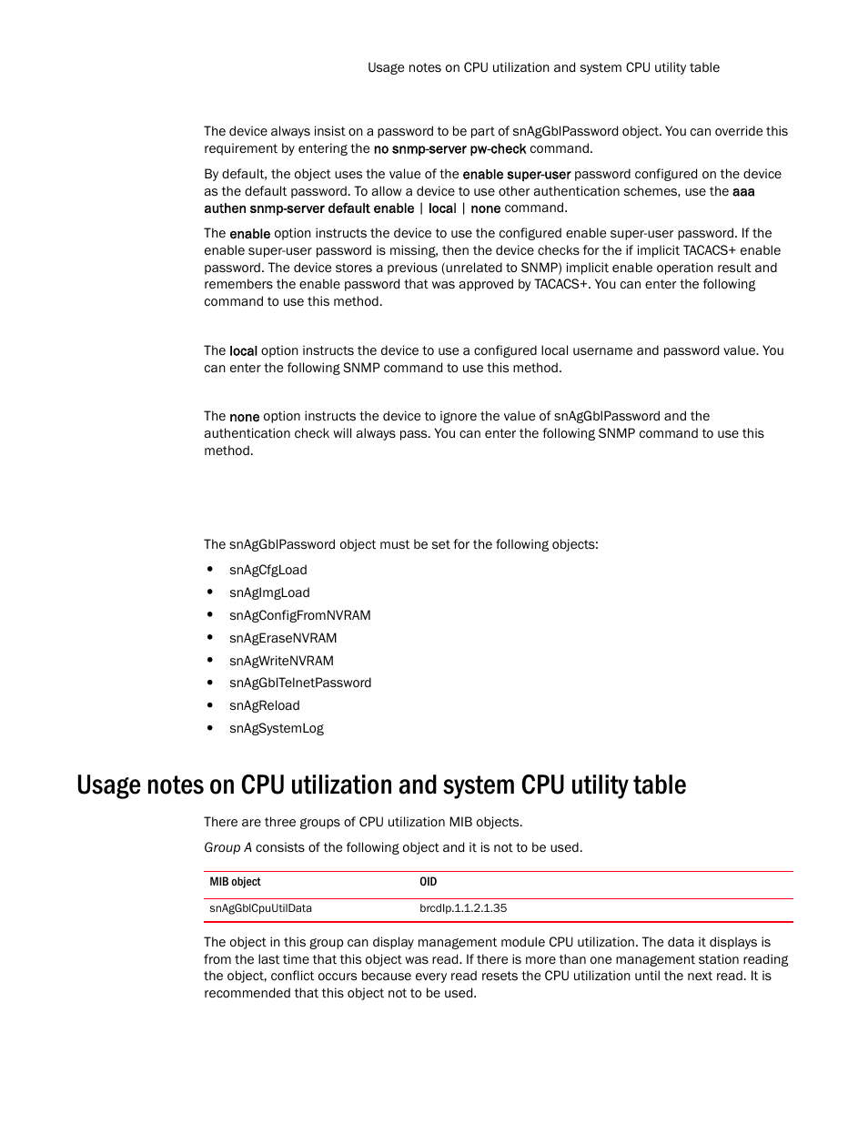 Brocade Unified IP MIB Reference (Supporting FastIron Release 07.5.00) User Manual | Page 165 / 768