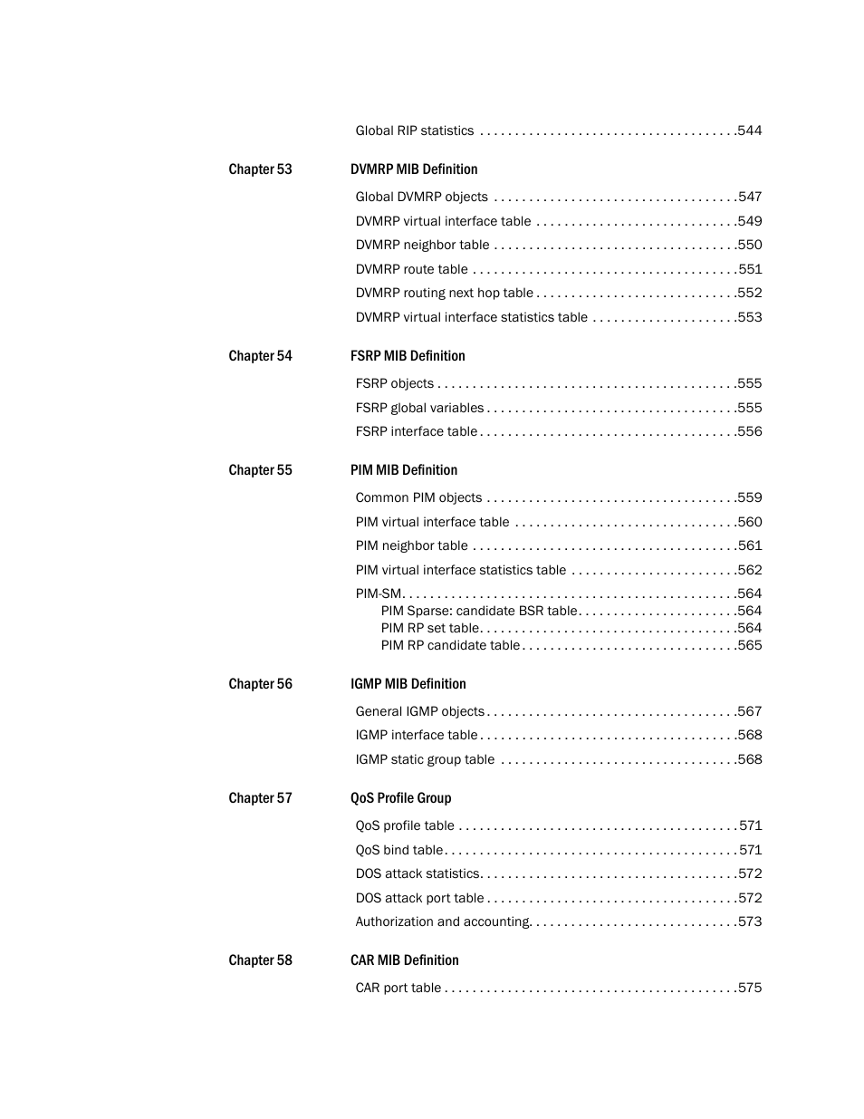 Brocade Unified IP MIB Reference (Supporting FastIron Release 07.5.00) User Manual | Page 19 / 768