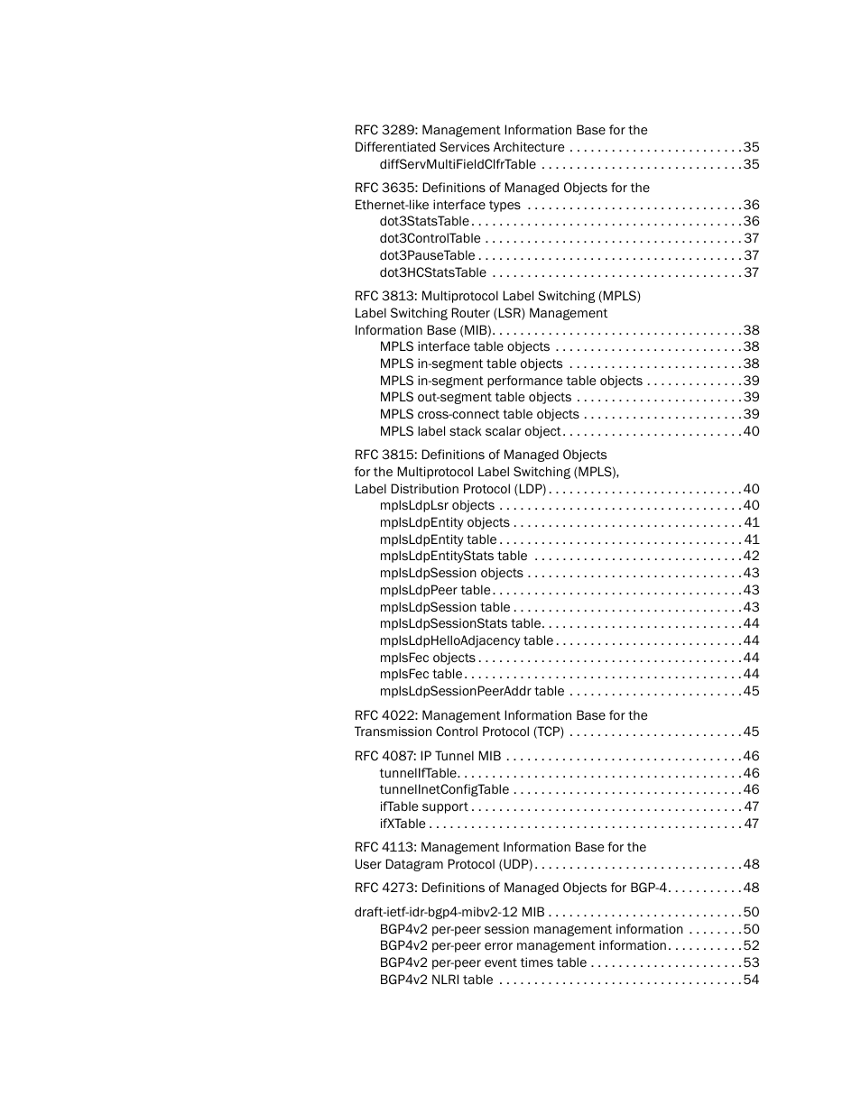 Brocade Unified IP MIB Reference (Supporting FastIron Release 07.5.00) User Manual | Page 7 / 768