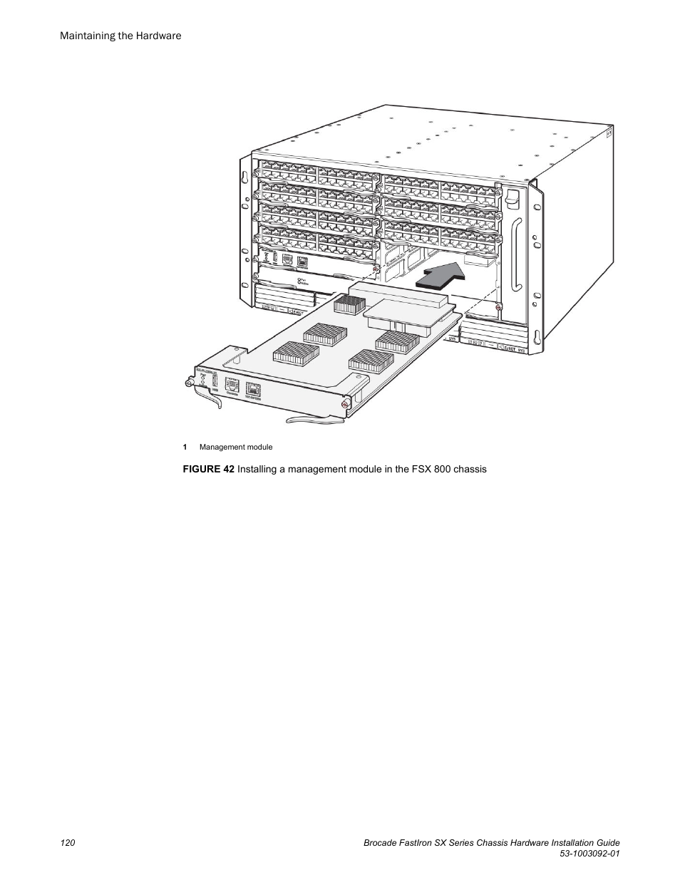 Brocade FastIron SX Series Chassis Hardware Installation Guide User Manual | Page 122 / 192