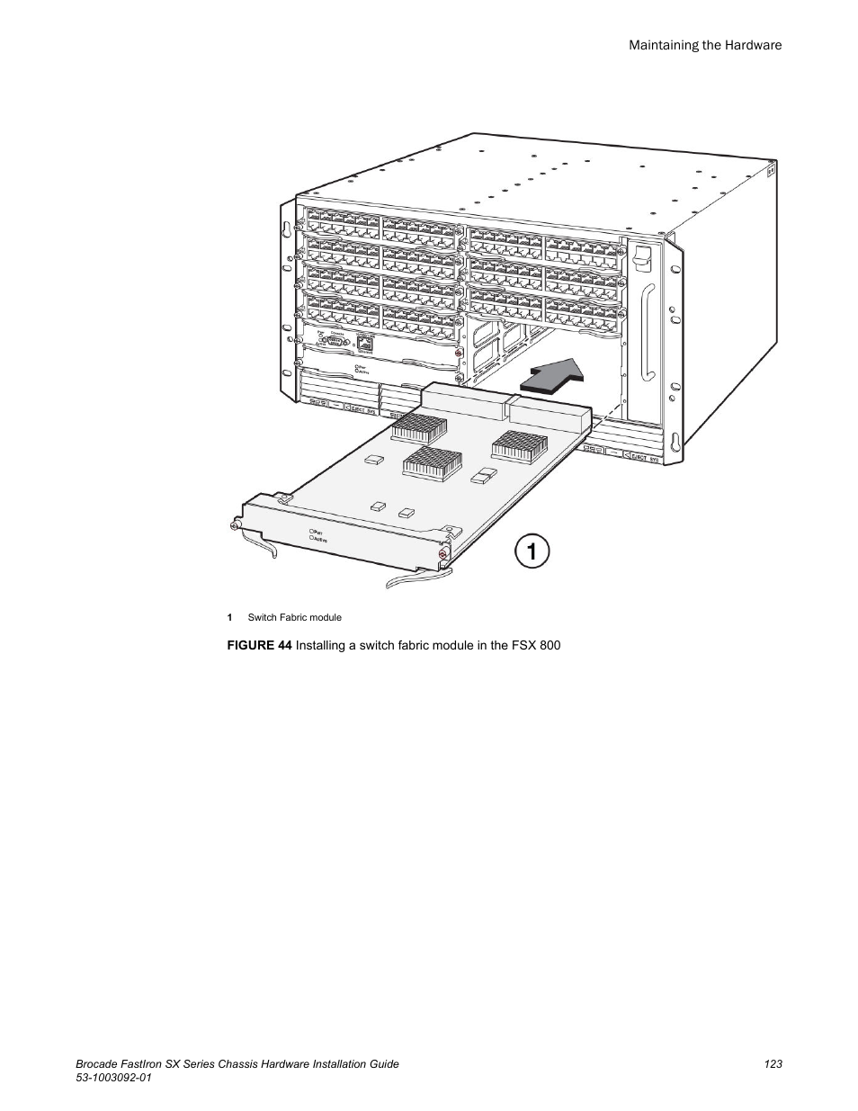 Brocade FastIron SX Series Chassis Hardware Installation Guide User Manual | Page 125 / 192