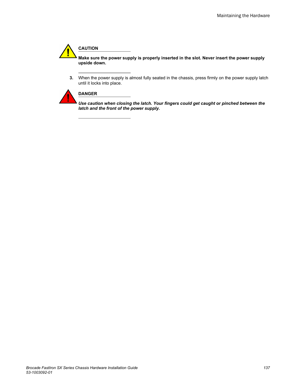 Brocade FastIron SX Series Chassis Hardware Installation Guide User Manual | Page 139 / 192