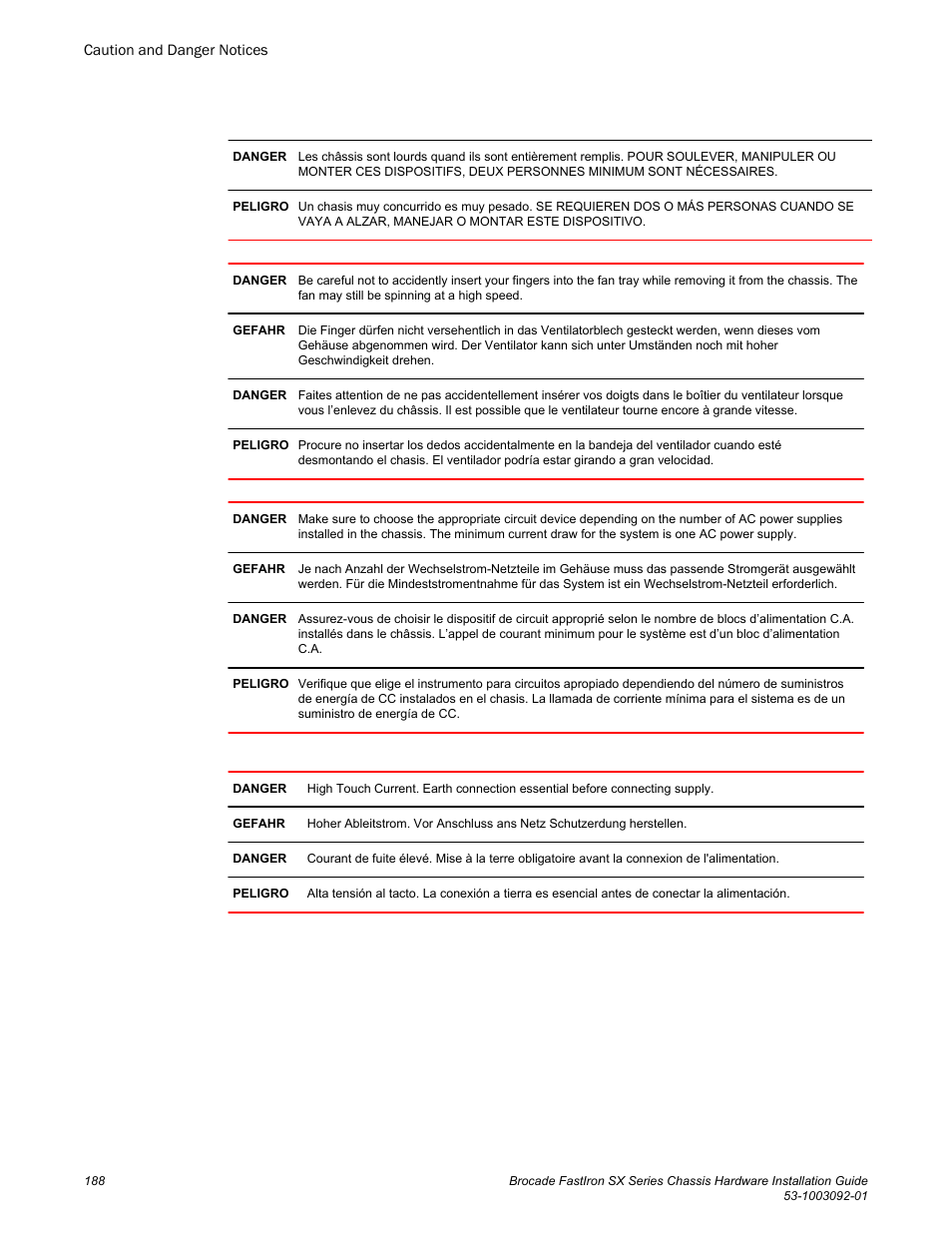 Brocade FastIron SX Series Chassis Hardware Installation Guide User Manual | Page 190 / 192