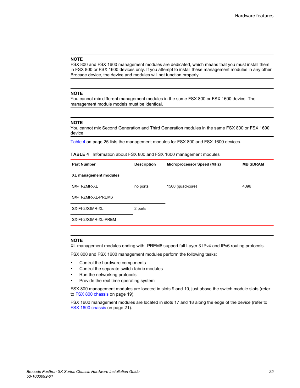 Brocade FastIron SX Series Chassis Hardware Installation Guide User Manual | Page 27 / 192