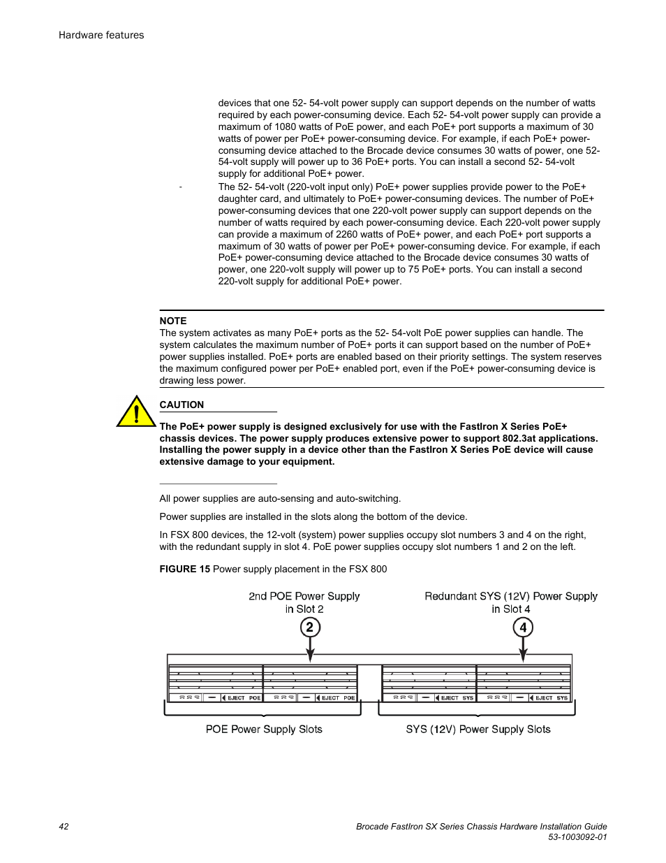 Brocade FastIron SX Series Chassis Hardware Installation Guide User Manual | Page 44 / 192